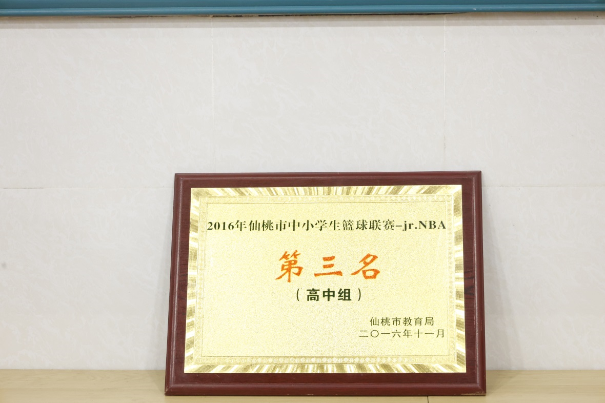 2016年仙桃市中小学生篮球联赛-jr.NBA第三名(高中组)
